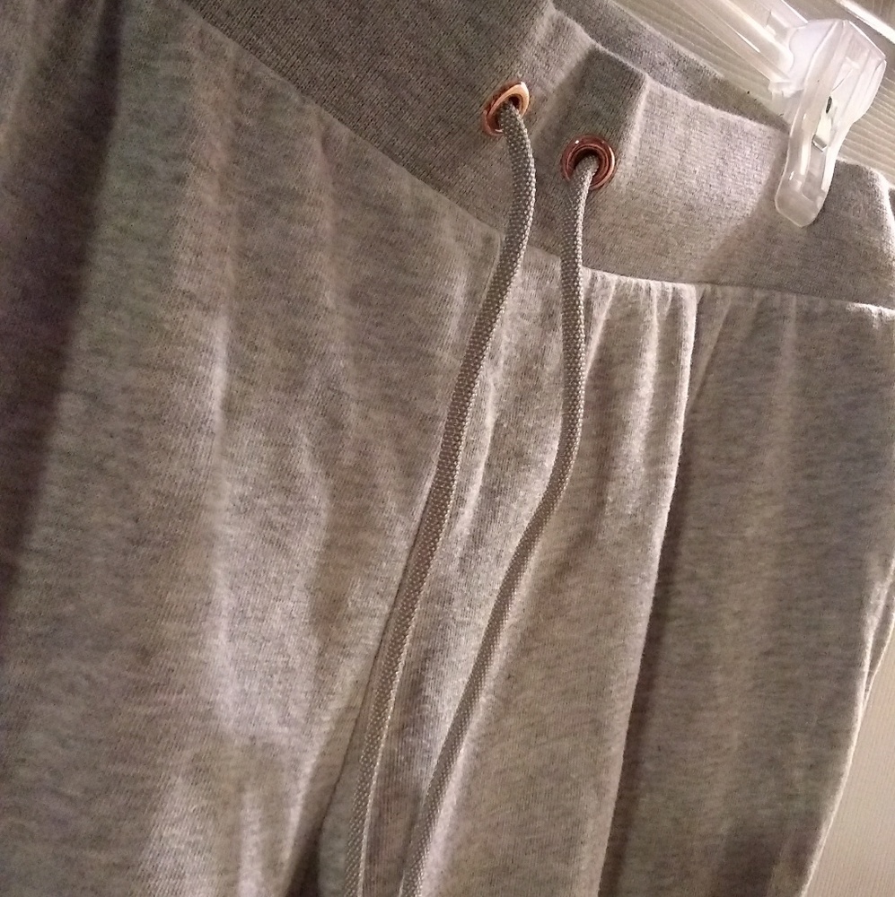 PINK gray joggers
